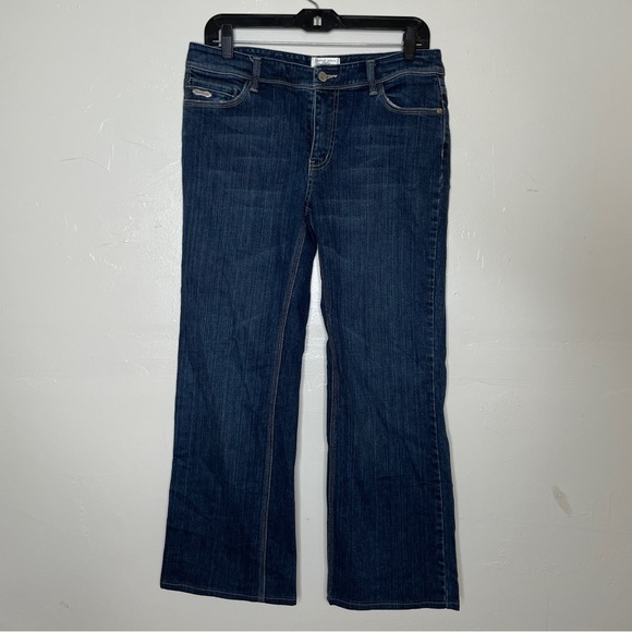 White House Black Market Denim - WHITE HOUSE BLACK MARKET BLANC BOOT CUT DARK WASH JEANS SZ 8